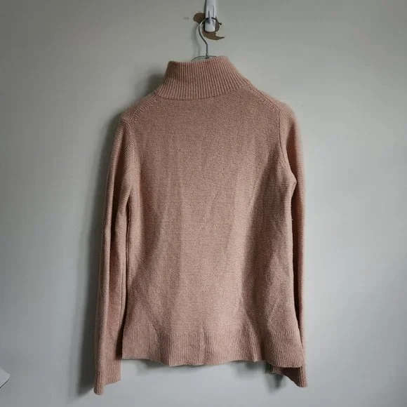 *SOLD* EQUIPMENT Femme | Wool sweater mock neck blush peachy pink sz XS - Picture 2 of 8